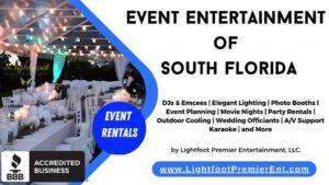 Florida Wedding DJ Services and Special Event Entertainment www.LightfootPremierEnt.com