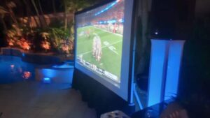 Big Screen Projector Screen And Movie Night Rentals Lightfoot Premier Entertainment