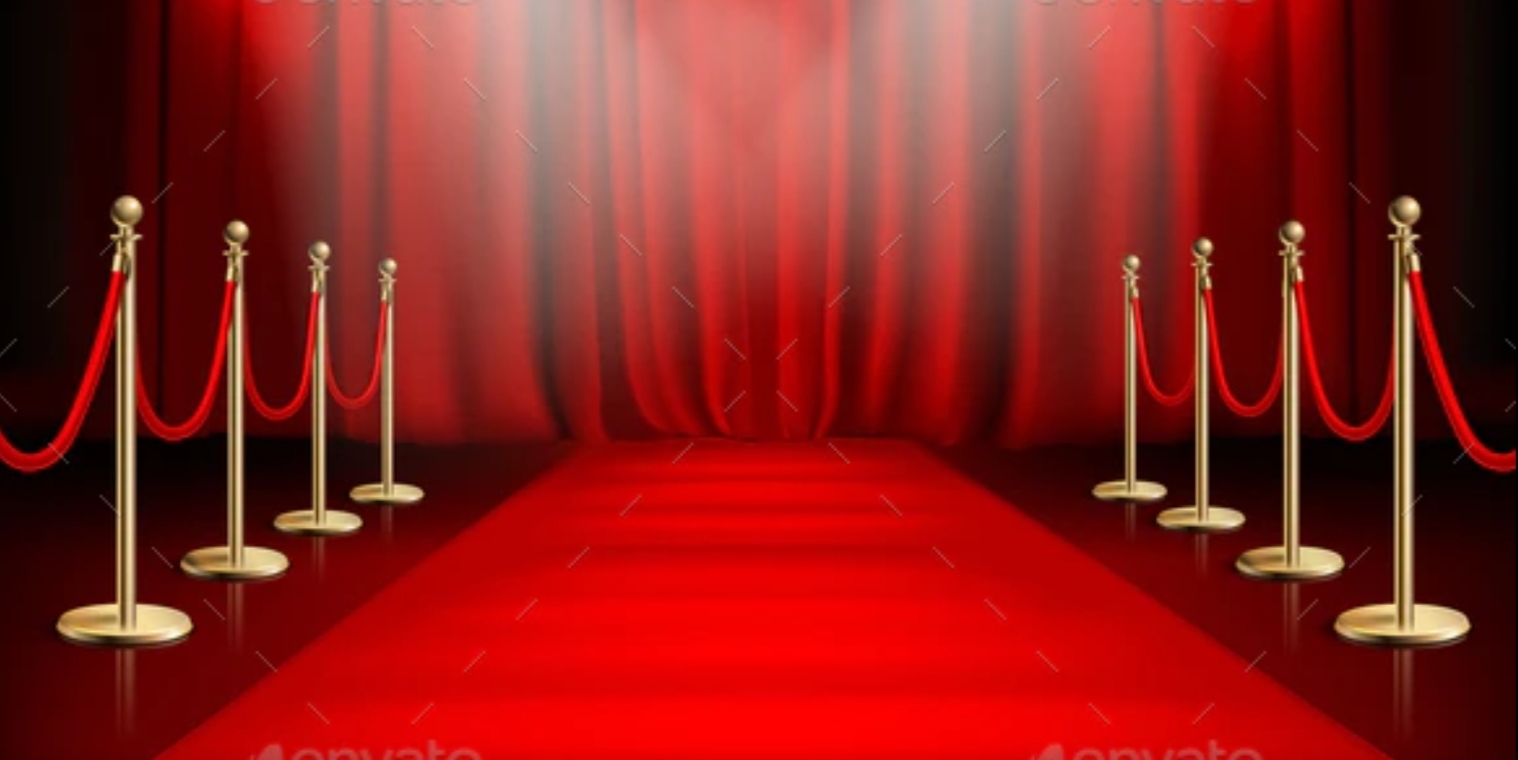 Red Carpet Event Floor Decor