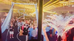 Festival and Stage Live Sound Entertainment Miami Event Bistro String Uplighting Rentals Entertainment DJ Production Service Decor Party Packages Lightfoot Premier