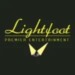 Logo, Miami’s #1 Event Entertainment DJ and Production Specialist, Miami Wedding Lighting Rentals Lightfoot Premier